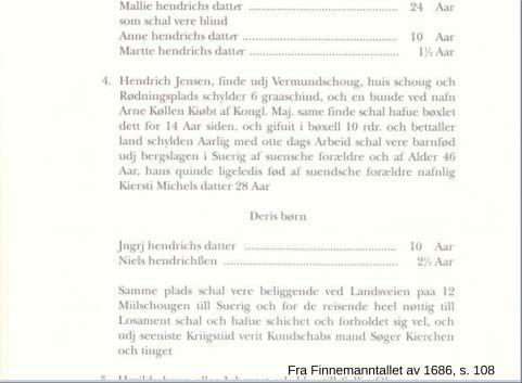 8. Finnemanntallet En nyttig kilde i arbeidet med skogfinner i Norge er Finnemanntallet.