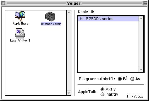 Trinn 2 Installere skriverdriveren Macintosh For brukere av Mac OS 9.1 til 9.2 Koble skriveren til Macintosh -maskinen, og installer driveren 1 Sett CD-ROM-en som følger med inn i CD-ROM-stasjonen.