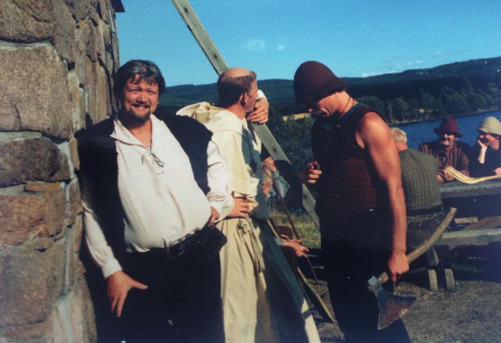 Maridalsspillet 1982. Rolf Arly Lund, Eirik Hivju og Nils Ole Oftebro. Foto: Tomas Øvergaard.