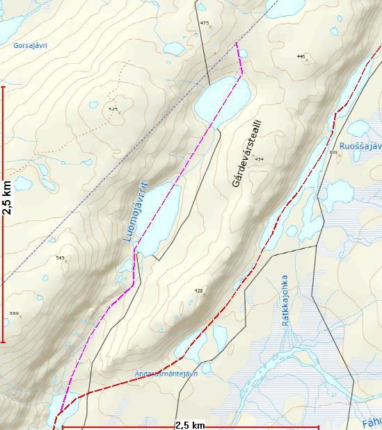 TILKNYTNINGSLØYPER Eget forslag A Tilknytningsløype til Måsøy.