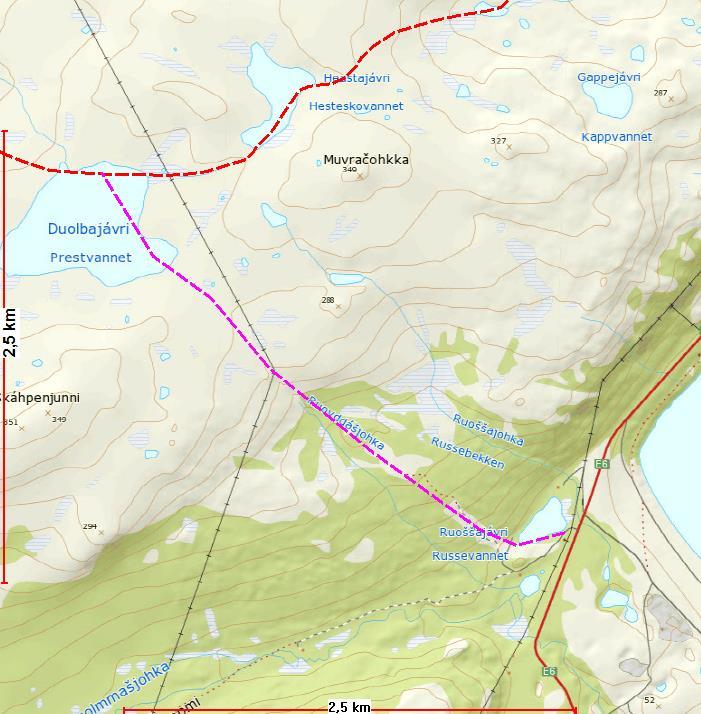 Forslag 19 - Kolvik og omegn bygdelag Forslag 3 - Karsten Persen Fra Trollholmsund Kolvik mot E6 følger E6