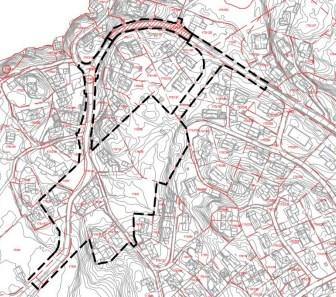 Utvidet planområde varsles gjennom offentlig høring Planområdet er utvidet to ganger i løpet av planprosessen.