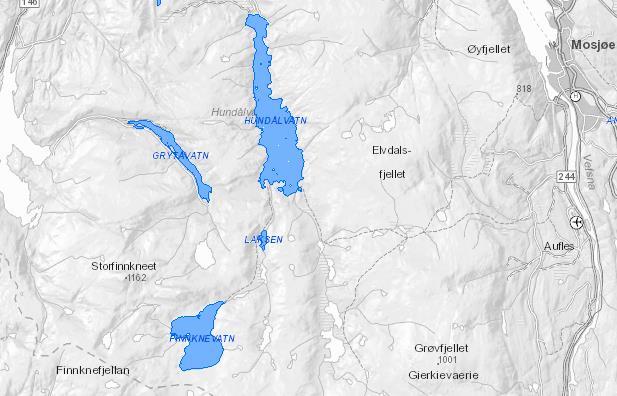 Det ble benyttet oversiktsgarn (Nordisk serie) som er 3 m lange og har 1 ulike maskevidder fra 5-5 mm. Det ble fiska både i dypområder (dyp >15-5 m) og i strandsonen.