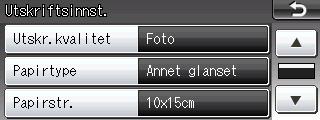 Kapittel 8 Utskriftsinnstillinger for PhotoCapture Center Du kan endre utskriftsinnstillingene midlertidig.