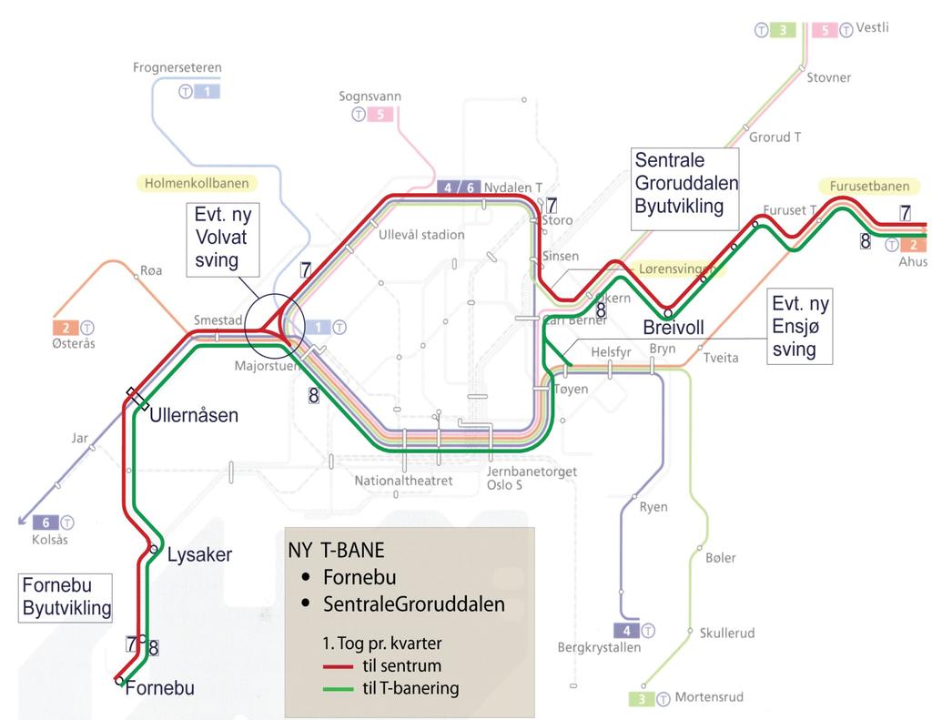 Hva slags plan trenger vi? Kollektivbetjening Fornebu Ahus?