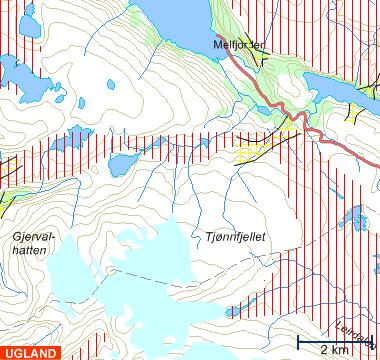 i dag, bortsett fra interesser knyttet til reindrift. Beiteverdien for husdyr er liten i fjellområdene, men kommunen påpeker at det i de lavereliggende områdene nok er beitearealer som pr.