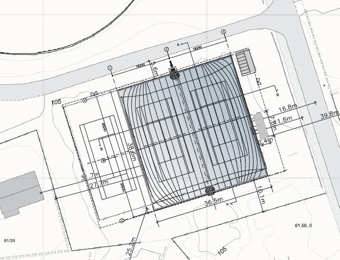 Hallen skal hvert år oppføres i oktober, og skal tas ned i april. Søker viser til at hallen skal demonteres på våren og lagres under presenning gjennom sommerhalvåret.