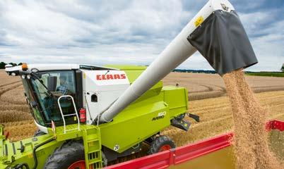 På CLAAS APS-treskeverket har man hatt suksess med å trekke slagerbrua lengre rundt slageren sammenlignet med tradisjonelle løsninger. En omslutningsvinkel på 151 finner man ikke på andre treskeverk.