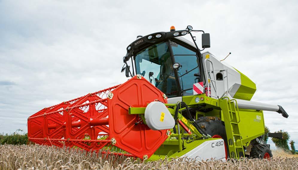 AVERO har samme skjærebordstilkobling som LEXION og TUCANO. Vårt flaggskip var inspirasjon og modell for den nye kompaktreskeren, AVERO.