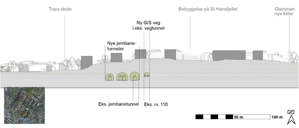 Delområde 10 Bane 2a + veg 1