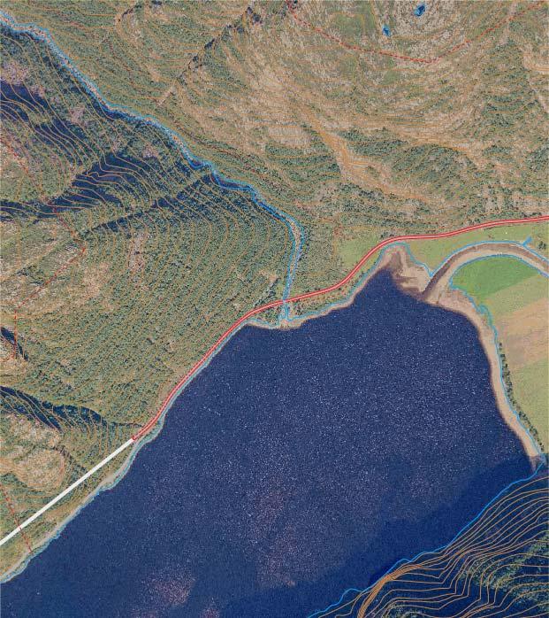 1. INNLEDNING OG BAKGRUNN Forslag til reguleringsplan for for rassikring og utbedring av FV 42 er en av to oppfølgende planer i forbindelse med rassikring av Fv.