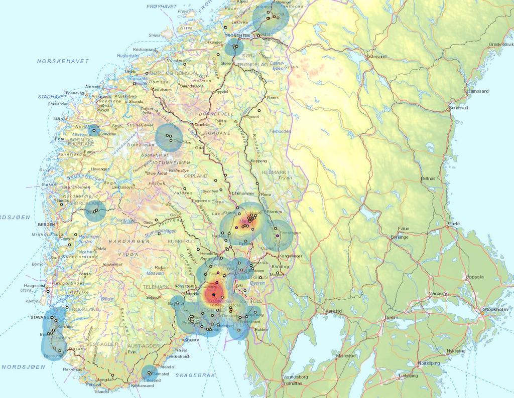 Arealer med økologiske