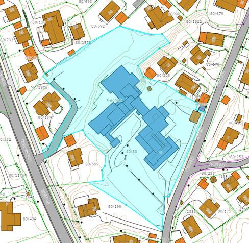 Fredholt Bo- og servicesenter Dagens situasjon - adresse: Gamleveien 9 (gnr. 26 bnr.