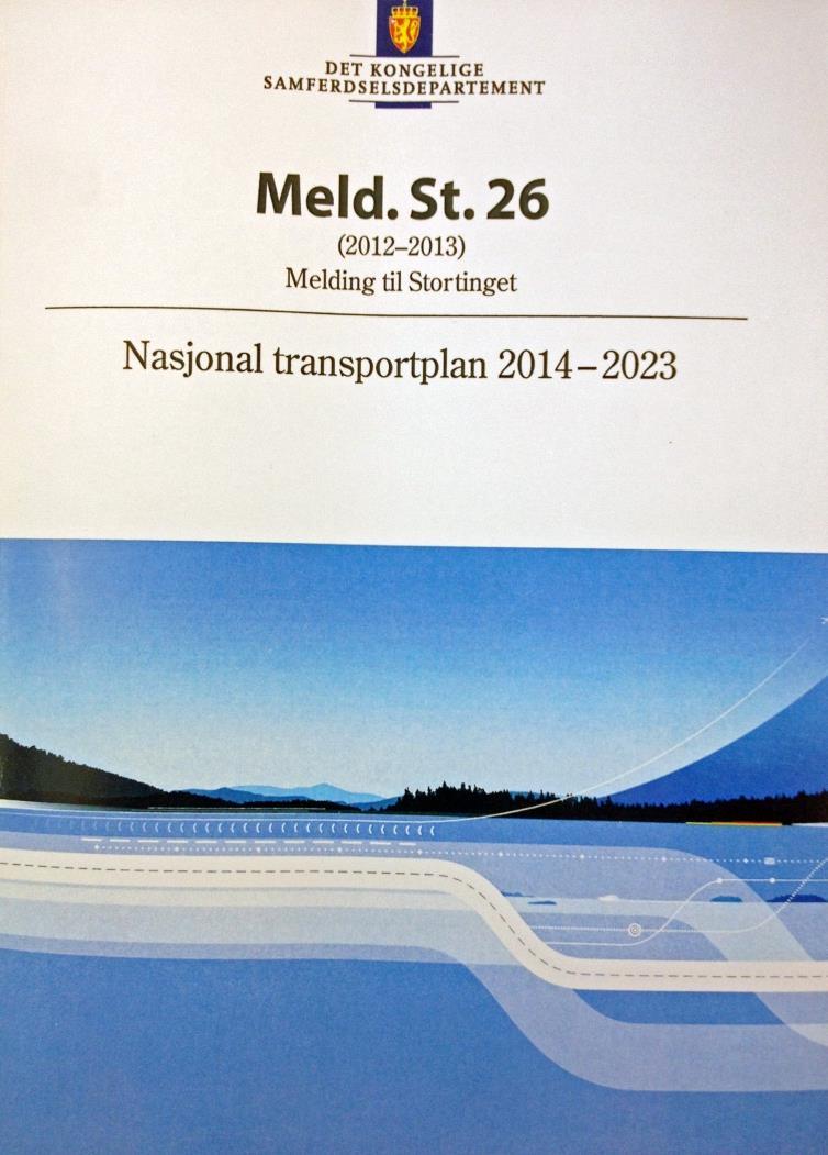 Nasjonal transportplan 2014-2023 Regjeringen har som ambisjon å binde Vestlandet sammen gjennom en opprustet og ferjefri E39.