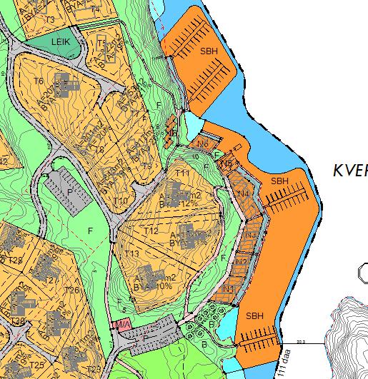 6 brygger, kaier. 3.4.2 Flytande bryggjer kan byggjast i tre, metall eller betong. 3.4.3 Flytebrygger er ikkje synt i plankart, men kan bli bygd med slik storleik- lengde og antall båtplasser som framgår i illustrasjonsskisse i føresegna.