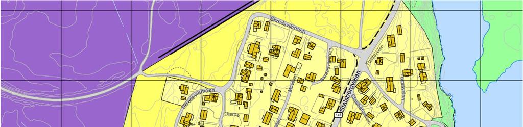 4.5.2 Adkomst 1 og 3, Barkveien og Olaroa sammenknytning Figur 9: Kombinasjon av adkomst 1 og