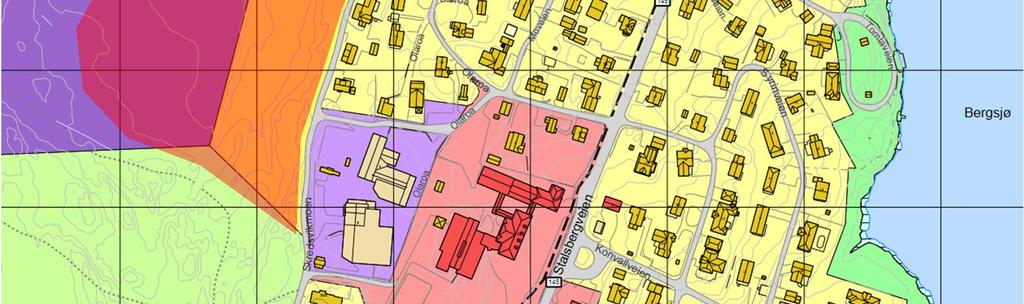 Vedtaket i K-sak 56/14 umuliggjør direkte adkomst inn i området fra avkjøring RV35(figur 4).