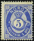 a, dog noe skjevt merke med att. FCM. 5104 o 19 Id. 3-stripe stpl. Christiania 13-3-1875. F 5105 o 19 Id. Glassklart fullstpl. sidev. STAVANGER 10.4.1876. Sentr. ned. 5106 o/* 19 Id. Typesett i var.