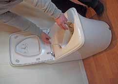 avløp er en utfordring. Toalettet er svært enkelt å montere, og finnes både i utgaver som går på strøm, og som benytter seg av gass.