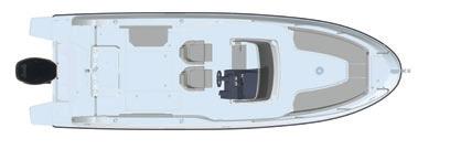 Allsidig baugområdet kan konverteres fra U-formet sittegruppe til spiseplass for 4 + personer, eller stor solseng (valgfritt Cockpit Comfort pakke) 11. Anker - Ankervinsj 12.