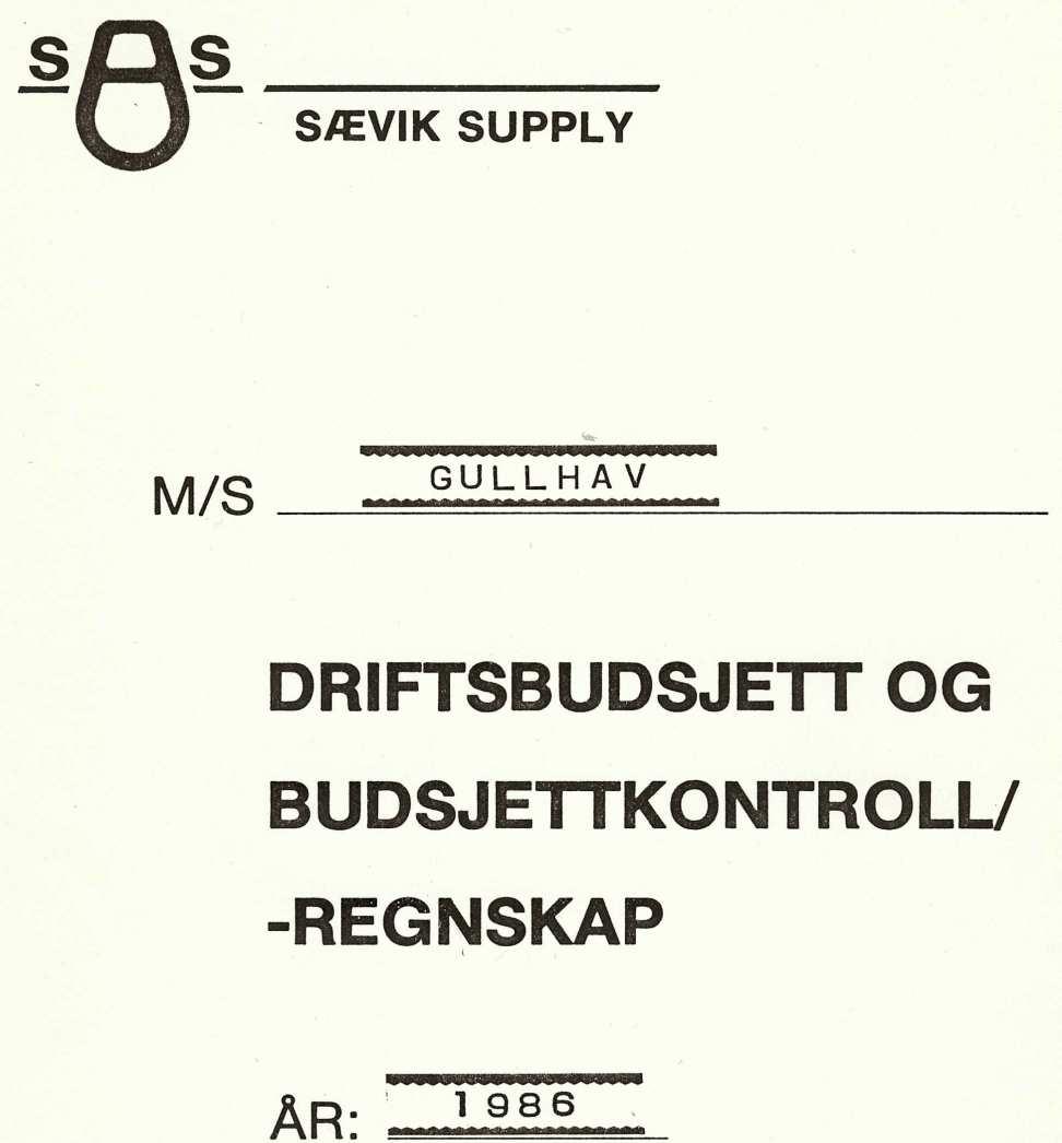 UTARBEIDET 1984 FORSIDE INNHOLD