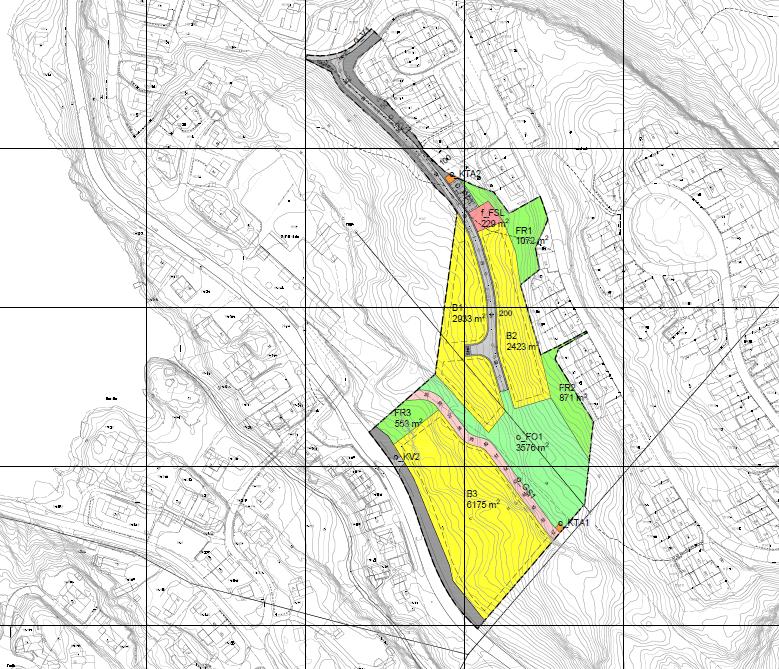 Fig. 3, forslag detaljreguleringsplan Justvik B33, 01.