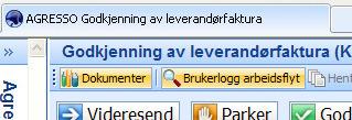 Spørring ved attestering/anvisning Ved å trykke på Brukerlogg