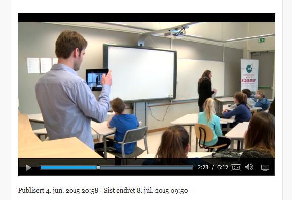 Pilot: Videobasert vurdering for læring i praksis Studenten som forsker på egen undervisningspraksis i samarbeid med veileder, medstudenter og lærerutdannere på campus 7.