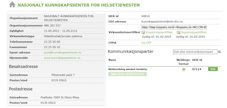 11 Velger likevel å stille spørsmål ved om virksomhetstype «Statlig forvaltning» vil kunne være dekkende for alle typer nasjonale registre.