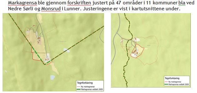 Lunner kommune uttalte seg to ganger i denne grensejusteringsprosessen, se utklipp av Kommunestyrets vedtak i kap 1.1 under. Fylkesutvalget og Fylkesmannen uttalte seg også i denne prosessen se kap.