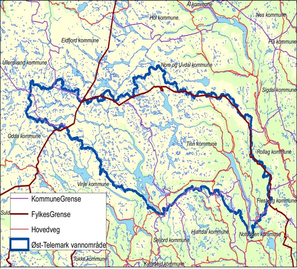 ØST-TELEMARK Tinn Notodden Vinje Nore og