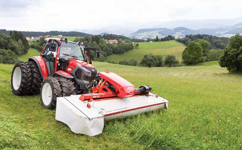 Lely Splendimo F/FC få det meste ut av din traktor Splendimo frontmonterte slåmaskiner er tilgjengelig i flere versjoner og arbeidsbredder på 2,40 m, 2,80 m