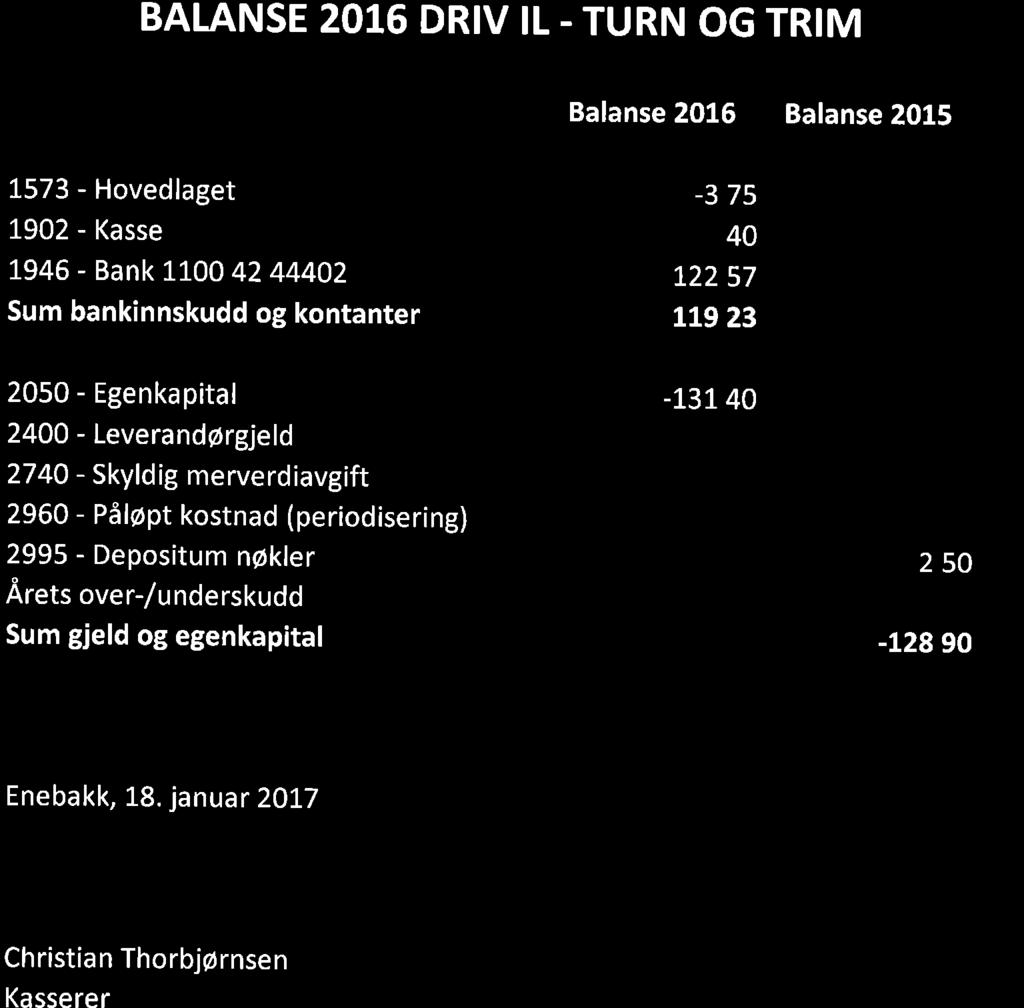 BALANSE 2015 DRIV IL.