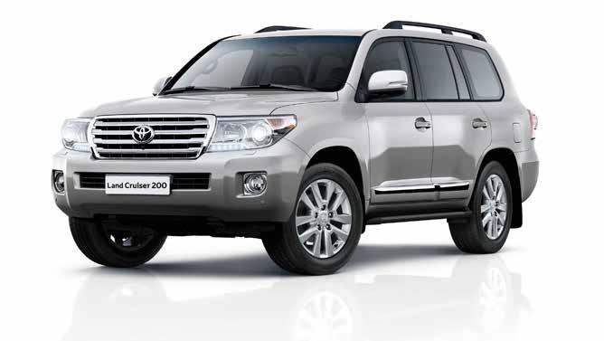 LAND CRUISER 200 LC 200 dísil 5 sæta 4,5 272 250 5 sjálfsk 19.820.000 252.800 LC 200 dísil 5 sæta, sóllúga 4,5 272 250 5 sjálfsk 20.050.000 255.700 LC200 dísil 7 sæta 4,5 272 250 5 sjálfsk 20.160.