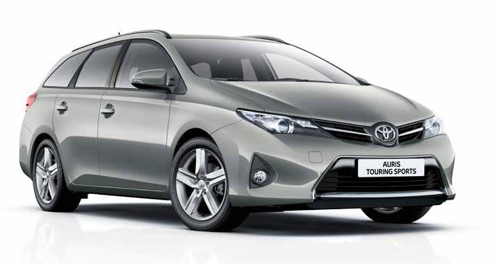 AURIS Touring Sports Auris TS Live 1,33 DVVT-i 100 130 5 6 3.580.000 45.900 Auris TS Active 1,6 Valvematic 132 140 5 6 4.410.000 56.400 Auris TS Active 1,6 Valvematic 132 139 5 sjálfsk 4.580.000 58.