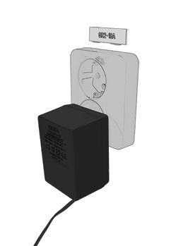 Lading av batteri Alternative ladeprosedyrer: Frittstående adapter. () Tilslutt adapteret i løfteren og i et vegguttak. Kontroller at lampene på kontrollboksen lyser.