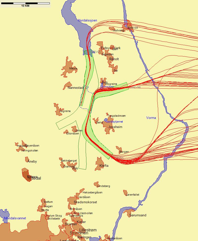 9.3.4 Avganger, traséutskrifter Følgende traséutskrifter viser avgangene til de dominerende flyselskapene på Oslo Lufthavn, Gardermoen for gjeldende måned.