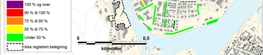 10-12), særlig i den mest sentrale delen av handelssentrum i Fredrikstad.