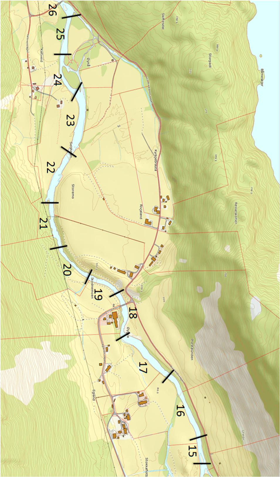 Figur 23: Storåna fra