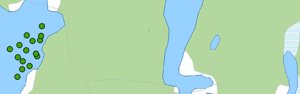 Mellomøya og Østøya med tilstandsklasser for Hg