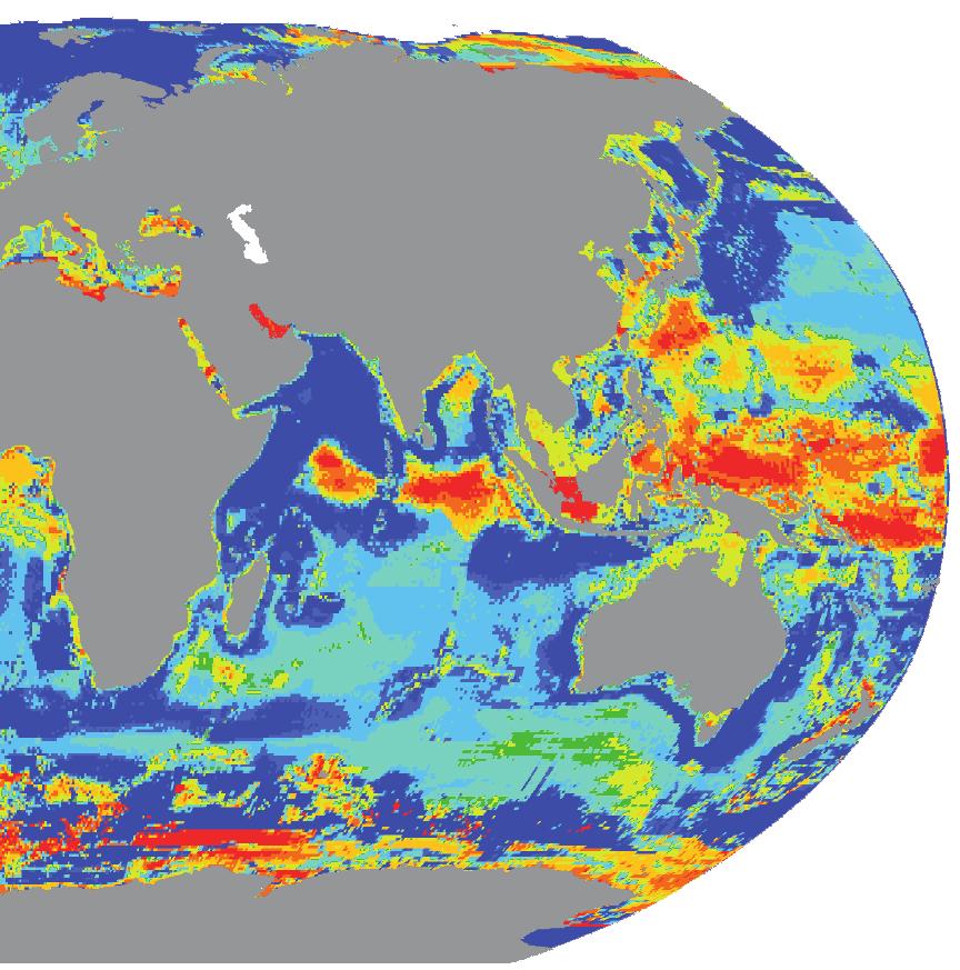 (d) Deepper Deeper Depth Change in maximum catch potential > 100% 0