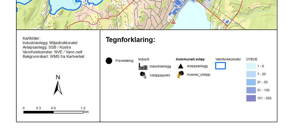 Det ble samlet inn blåskjell fra stasjonene BL1, BL5, BL14, BL18, BL19 og BL20.