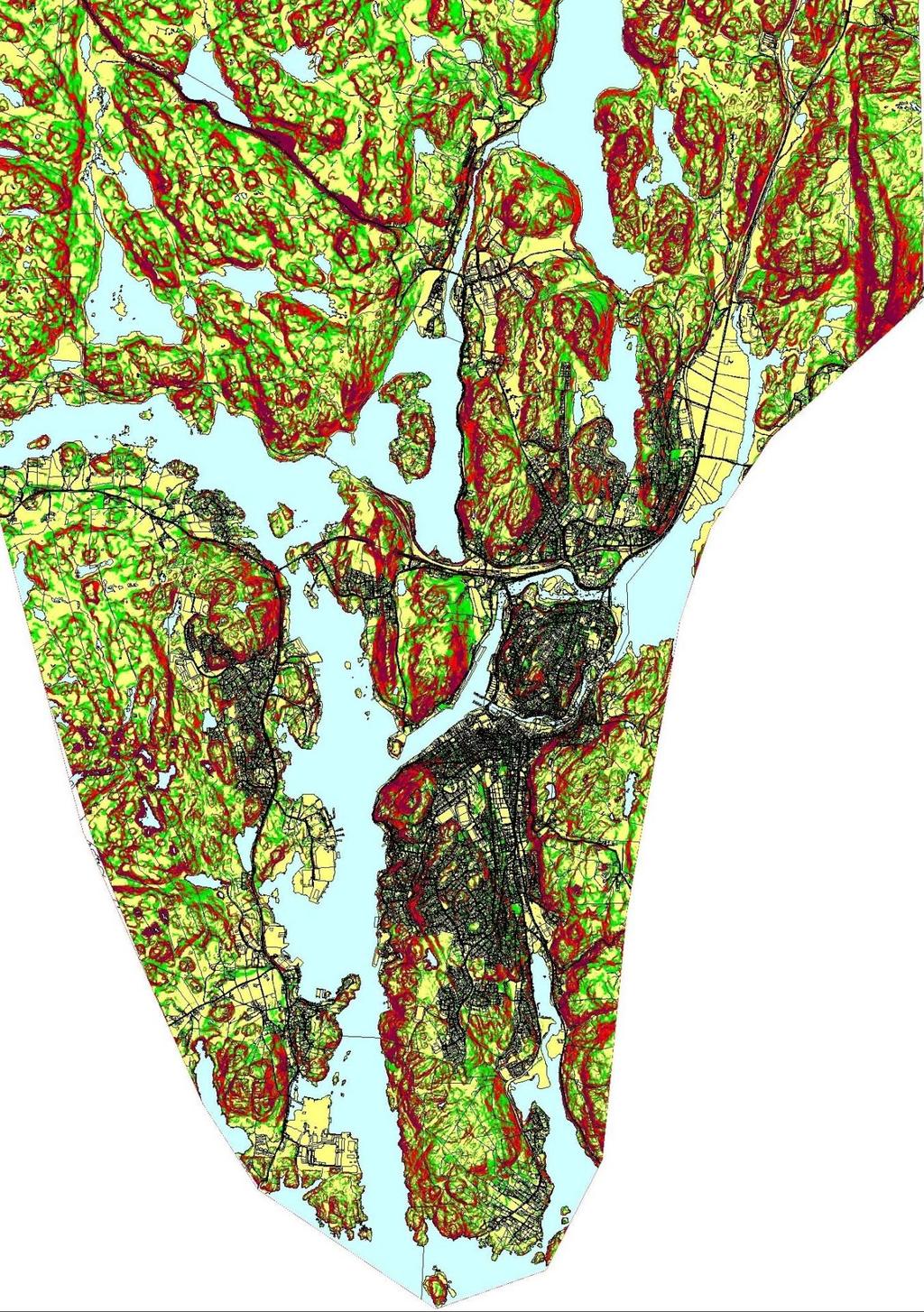 Utviklingsretninger i Egersund 20 Stigningsforhold.