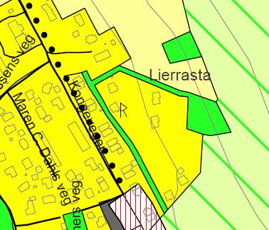 Bolig - Prinsippene som ligger til grunn for lokalisering av nye boligområder Eksisterende boligområder er markert med mørk gul - planlagte med lys gul.