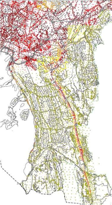 Temakart luft Kommuneplanen har eget temakart for luftkvalitet, som oppfølging av planretningslinje for