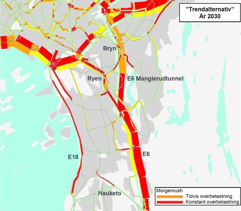 2.1.4 Kollektivtrafikk Prosjektet skal bidra til å nå målet om 0-vekst i personbiltrafikken, samtidig som byen vokser.