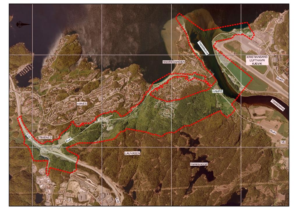 tunnel fra Bjørndalen til Hamre under Moneheia. Tunnelen har to løp og blir omlag 1500 meter lang. Ny Rv. 41 kommer ut ved Hestelia øst for Topdalselva og går derfra i åpen skjæring ca.