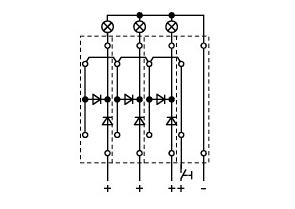 T@ Diodeklemmer 2.5 mm 2, 2 etasje Serie 2002 0.25 2.5 (4) mm 2 ➊ AWG 22 12 U N 250 V; U RM 1000 V 1N 4007 0,5A Kont. Klemmebredde 5,2mm L 10 12 mm / 0.