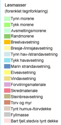 i senter av planlagt nybygg før terrenget i hovedsak faller i retning elva Rømua.