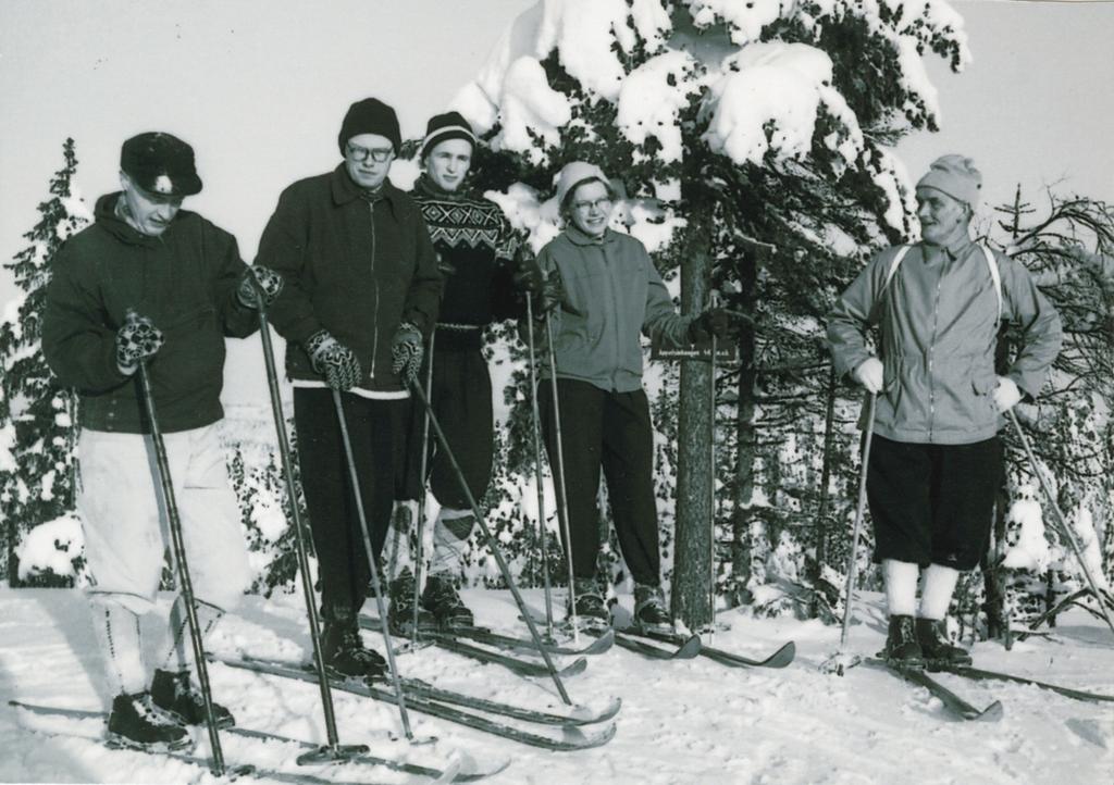 På ski i